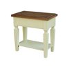 International Concepts 24 W, 14 L, 24 H, Wood Top, Hickory/Shell OT79-15E2